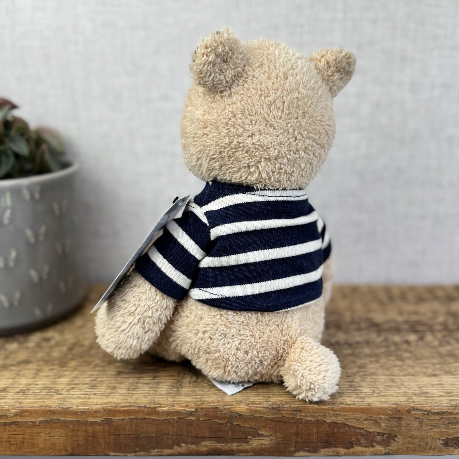 Jellycat Breton Bear - Little Jellycat Textured Bear Navy Striped Jumper NWOT