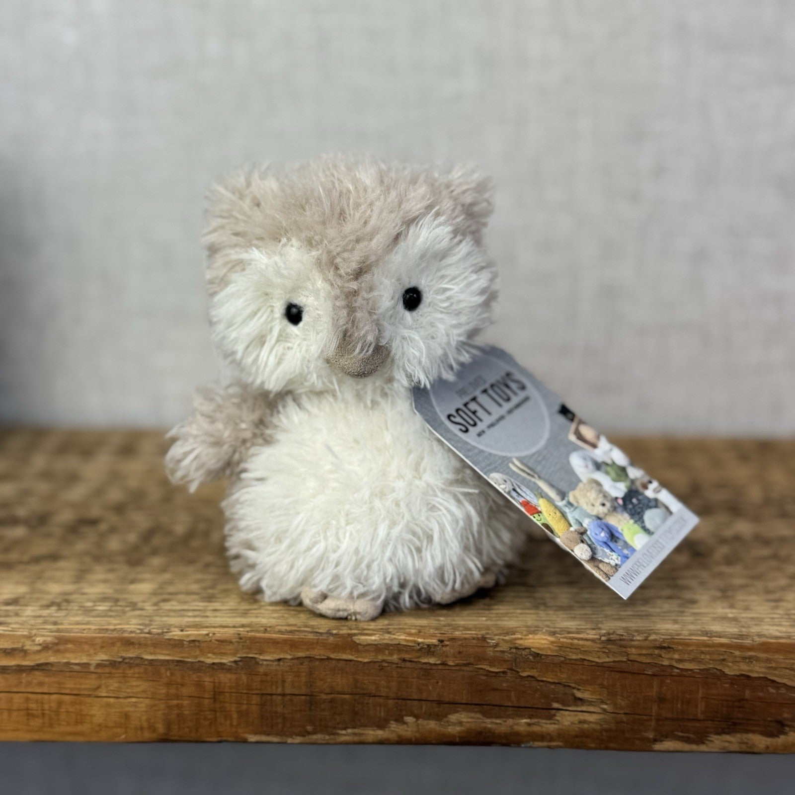 Jellycat Really Little Owl - Tiny Owl Jellycat Soft Toy Beanie Tiny Plush 6"