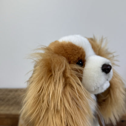 Living Nature King Charles Spaniel Puppy Medium Stuffed Realitic Soft Dog 10"