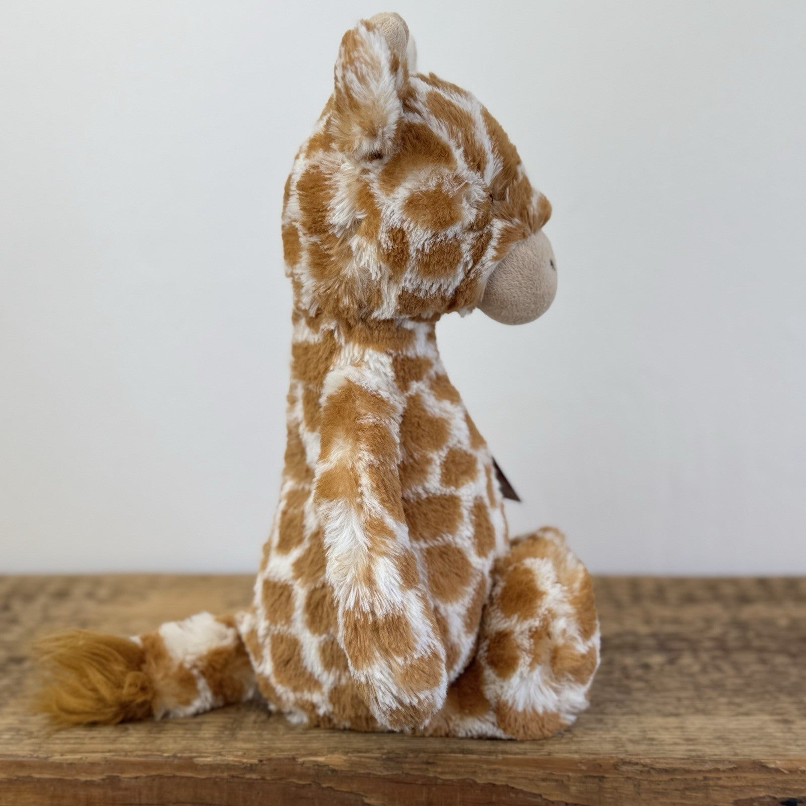 Jellycat Medium Bashful Giraffe (first Release/old Style) Beanie Retired 12"