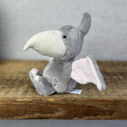 Blue Nose Friends - Crest The Pterosaur #117 - Mini Dinosaur Blue Nose Grey/Pink