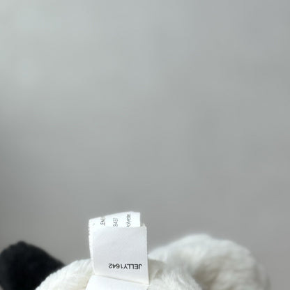 Jellycat Bashful Puppy Roll Over Comforter - Bashful Black & White Dog Soother