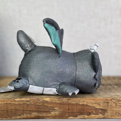 Aphmau MeeMeows - Dragon Cat Grey/Green Sparkly Plush Collectible 5"