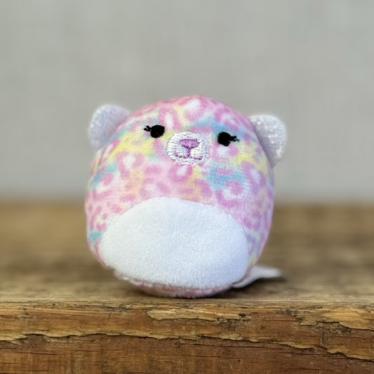 Squishmallow Squishville - Michaela Leopard Pink Plush  (Multi Buy Discount)