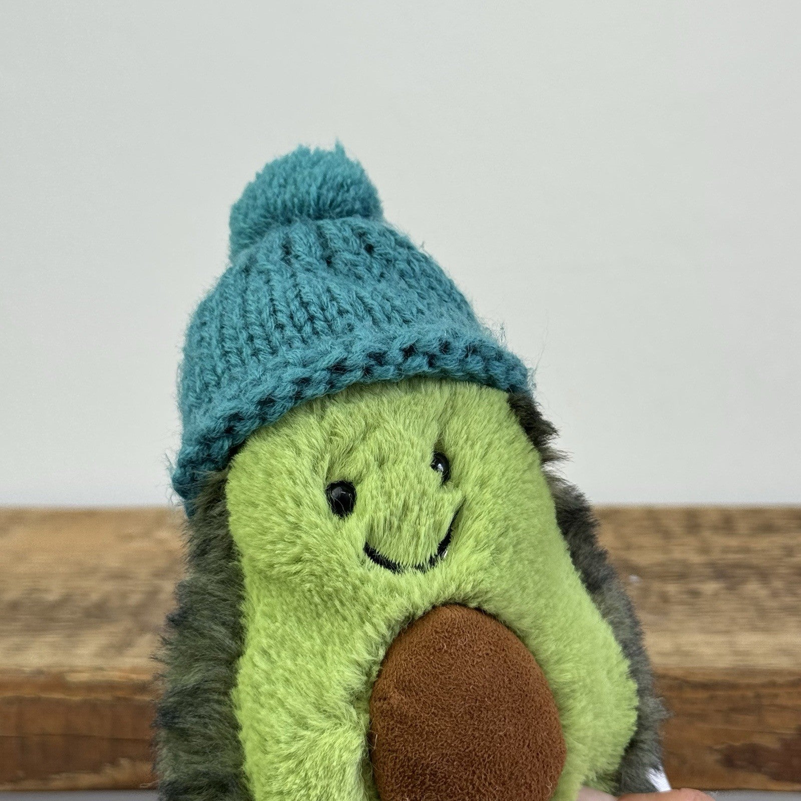 Jellycat Amuseable Cozi Avocado With Hat Plush Soft Toy - Teal Cozi Avacado NWOT
