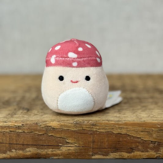 Squishmallow Micromallow - Mini Squish Malcolm The Red Spotted Mushroom Plush 3"