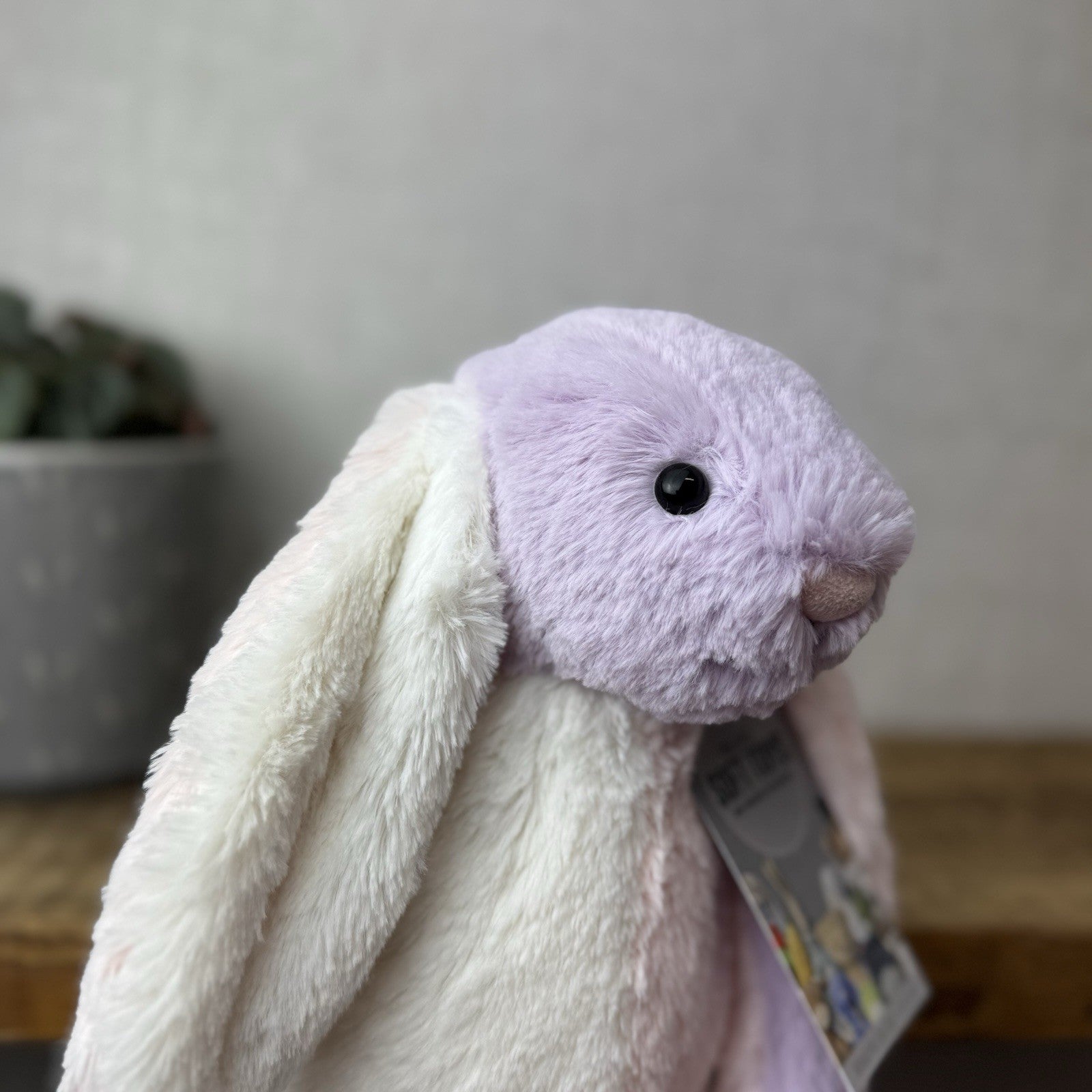 Jellycat Medium Bashful Honey “Blossom” - Rare Medium Honey With Custom Ears 12”