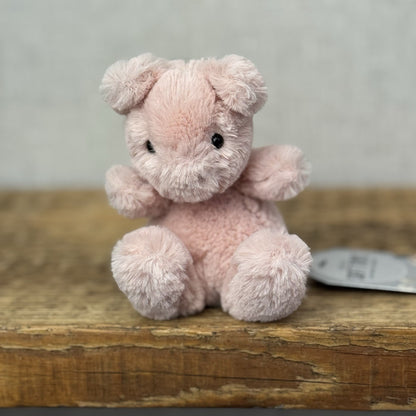 Jellycat Baby Poppet Piglet - Miniature Beanie Pink Pig Tiny Soft Toy Rare 4”