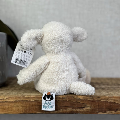 Jellycat Jellykitten Junior Jinglejack Lamb - Vintage Tiny Lamb (Slackajack) 9”