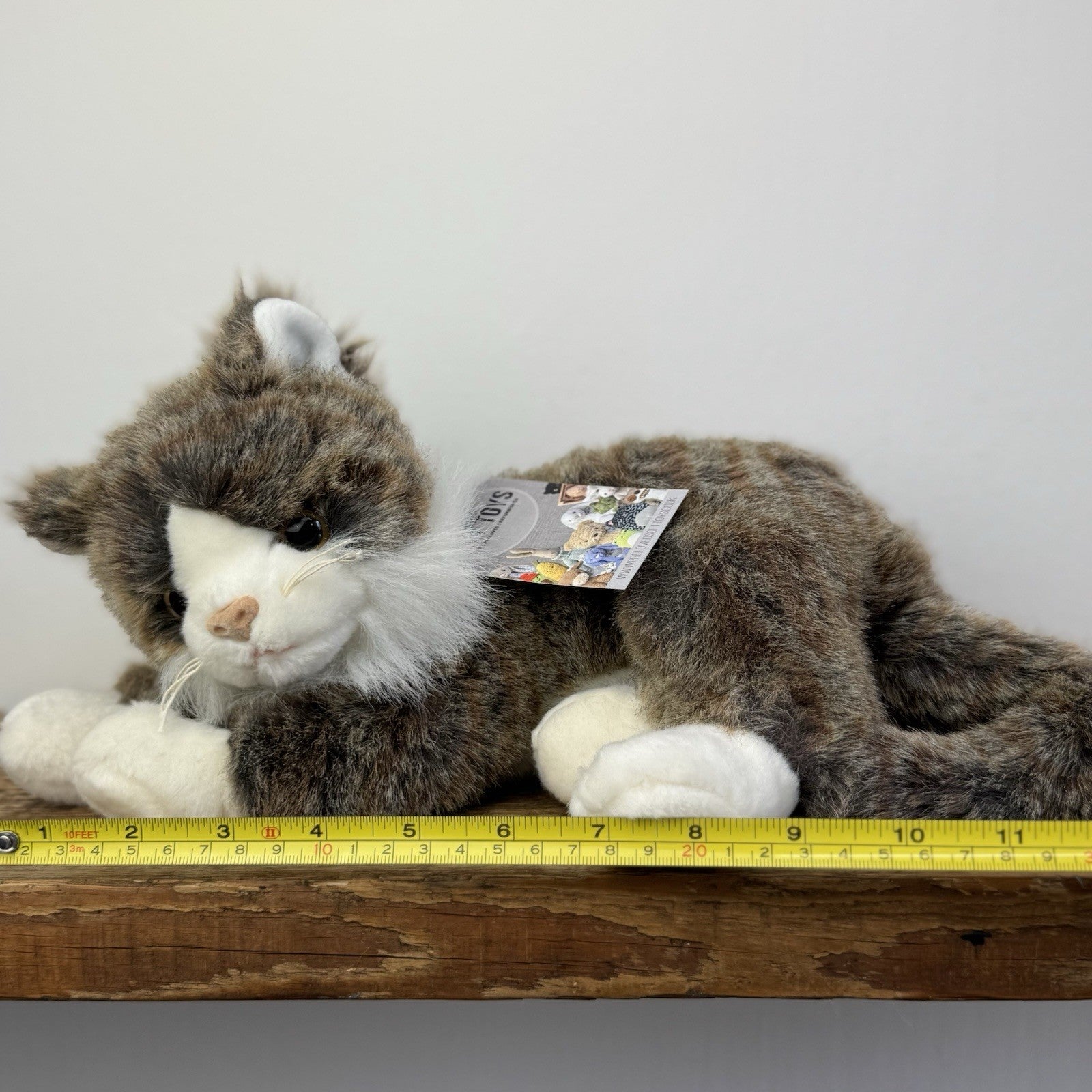 TY Classic Cat - O‘’malley The Cat Tortoise Brown/grey Mix Beanie Kitten Rare