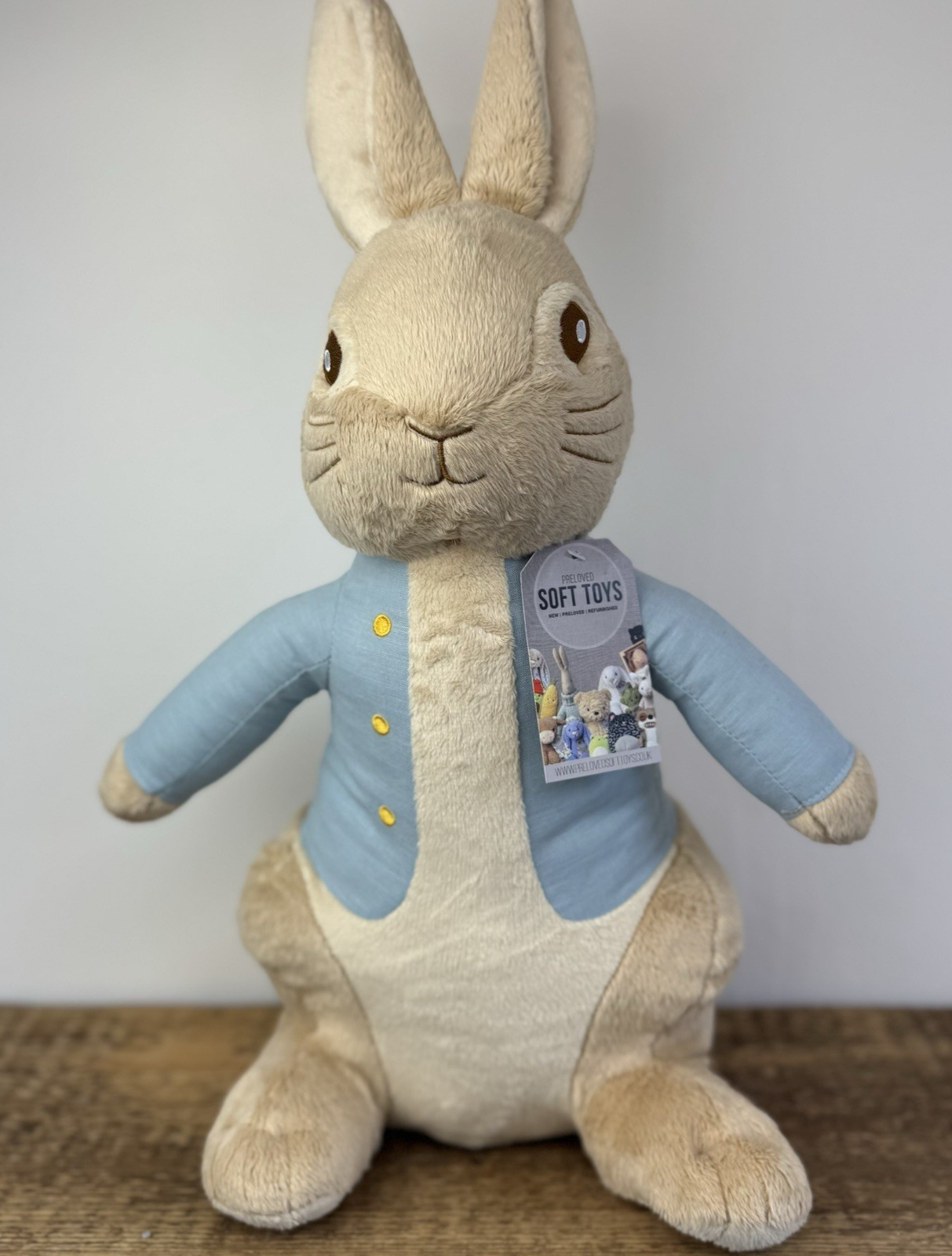 Rainbow Designs Peter Rabbit Plush Soft Toy Beatrix Potter Extra Large 55cm NWOT