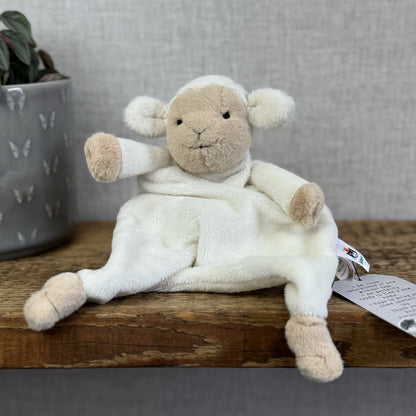 Jellycat Husbie Lamb Soother Comoforter - Sheep Baby Soft Toy Blanket NWOT