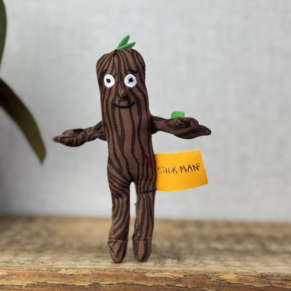 Aurora Stickman Soft Toy - Julia Donaldson, Axel Scheffler Soft Toy Mini 6”