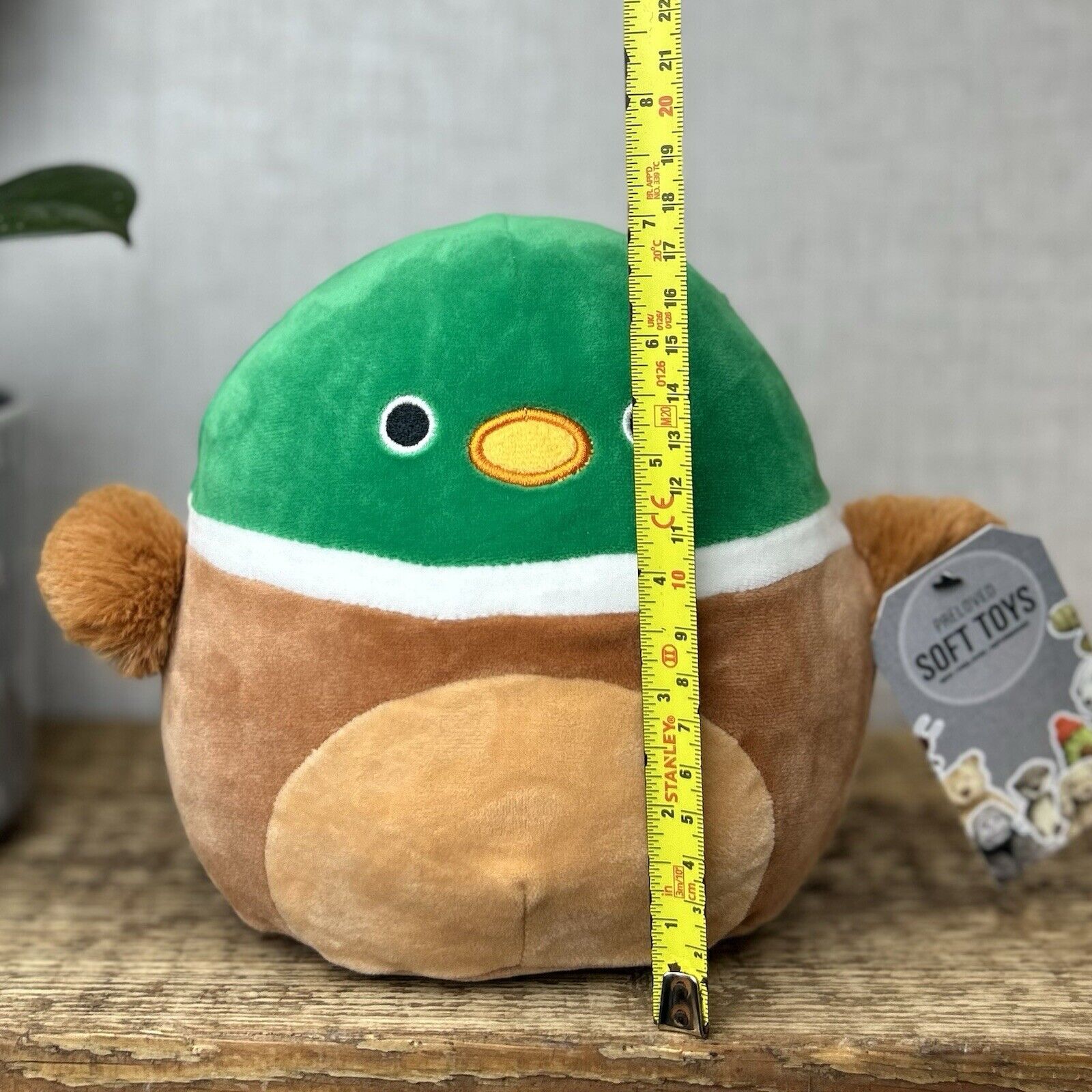 Squishmallow Avery - Small Duck Squishmallow - Cushion Duck Squishy Soft 7”