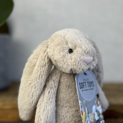 Jellycat Small Beige Bashful Bunny - New Without Tags Little Rabbit 8” (#3)