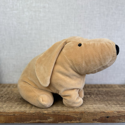 Jellycat Large Mellow Mallow Dog - Beige/Sand Squishy Dog Soft Beanie Toy 12"