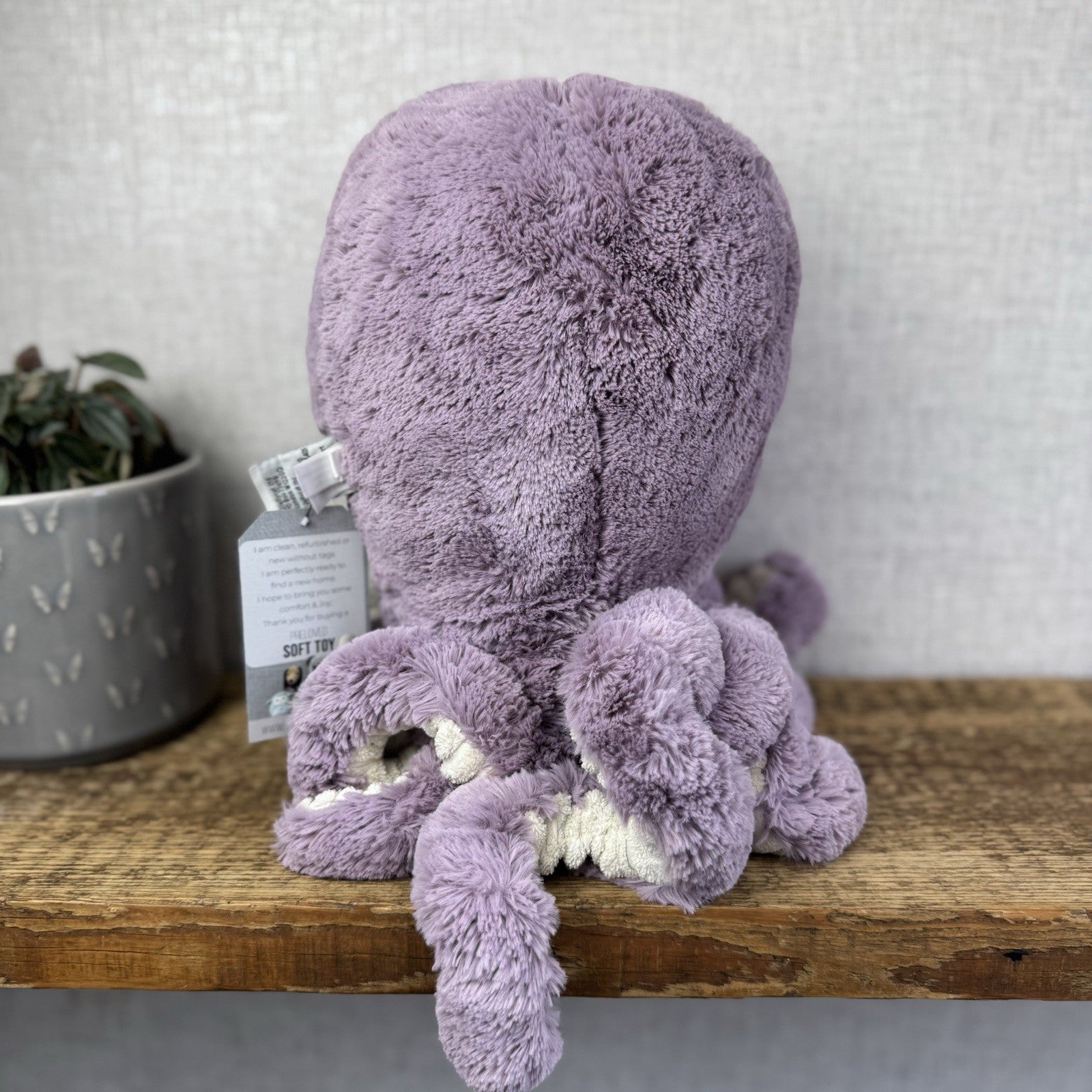 Jellycat Maya Octopus - Purple Large Octopus Beanie Super Soft 16"