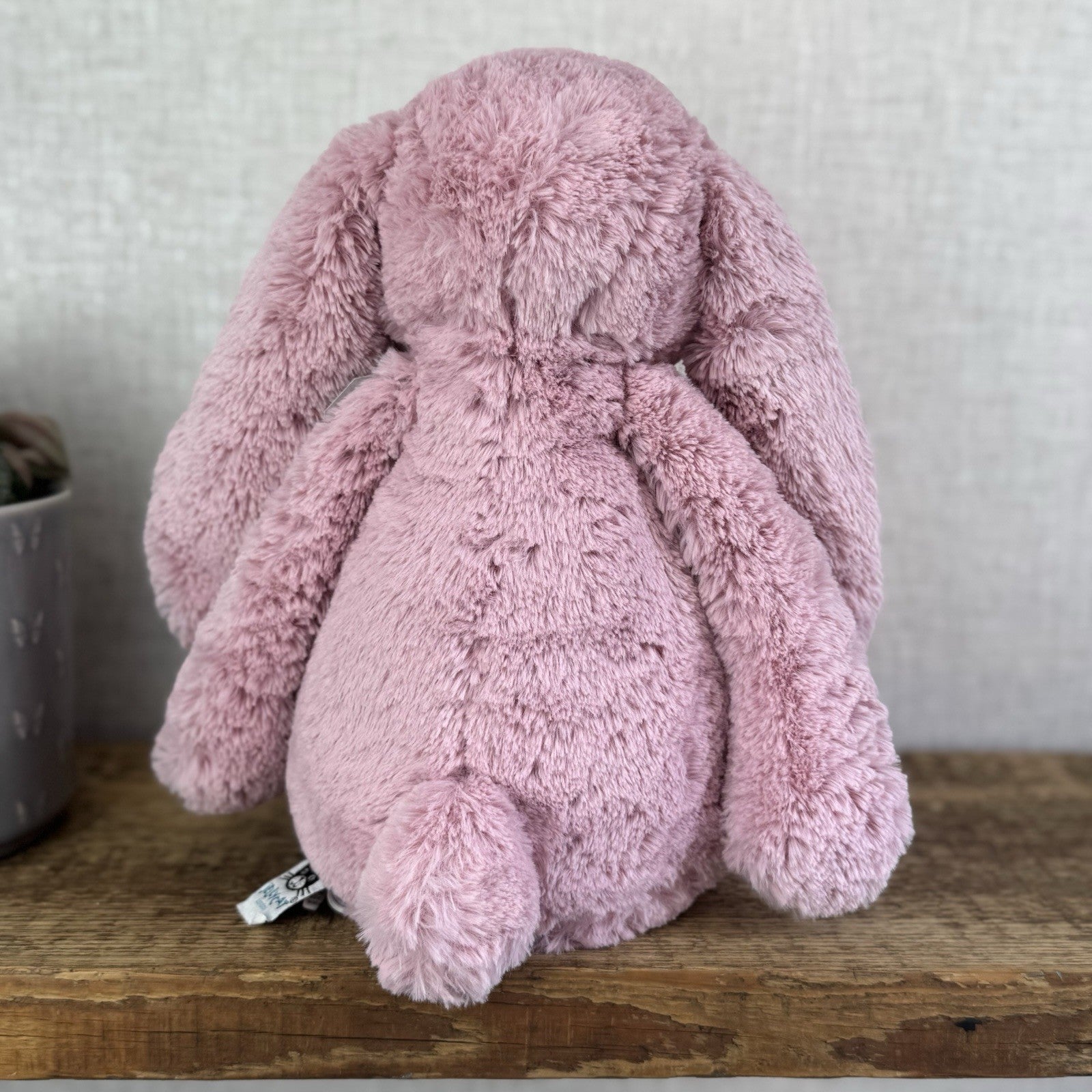Jellycat Large Bashful Tulip Bunny Rabbit - Large Pink Rabbit Beanie Plush 16"