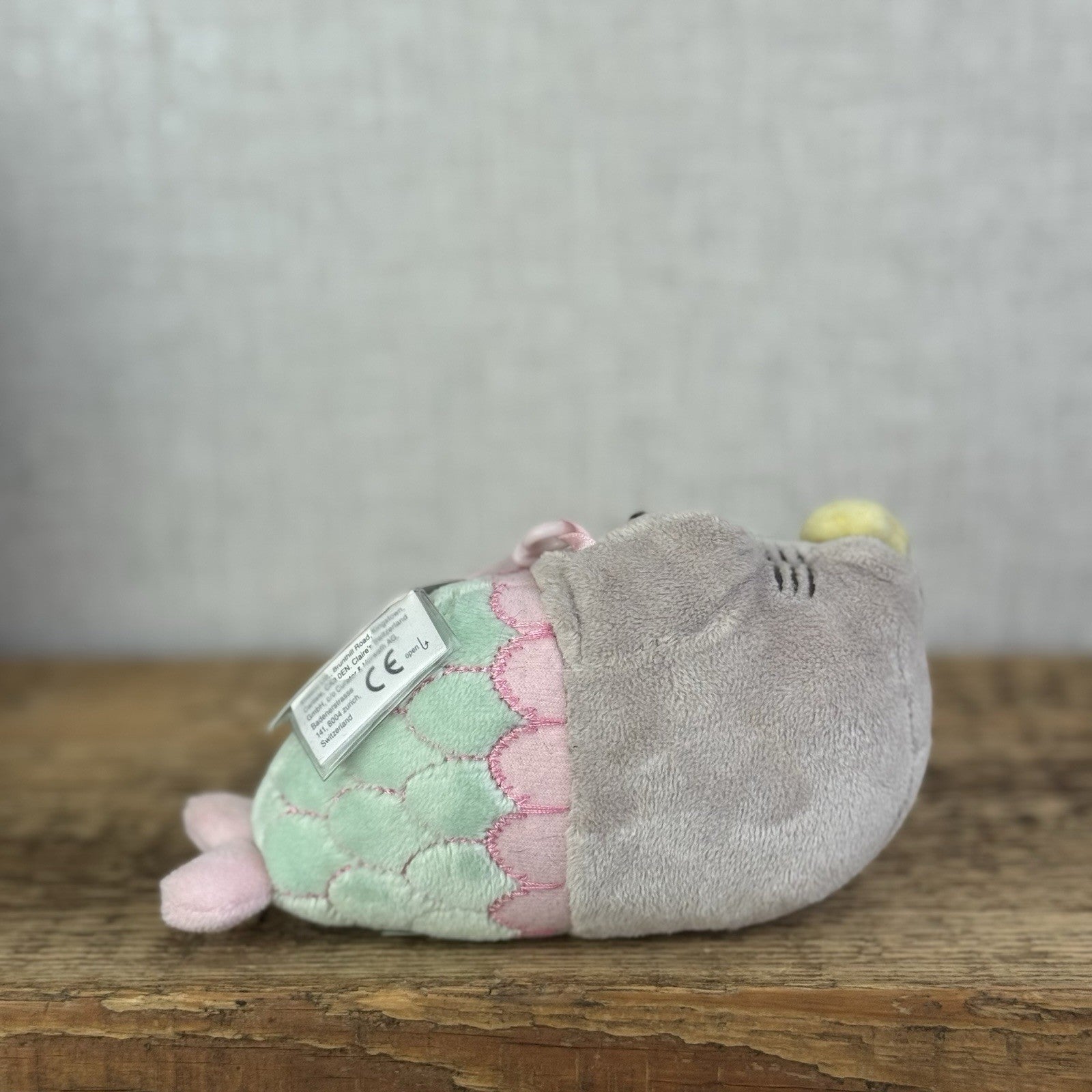 Gund Pusheen Cat - Mercat Mini Plush Bag Charm Clip Collectible With Tag 5"