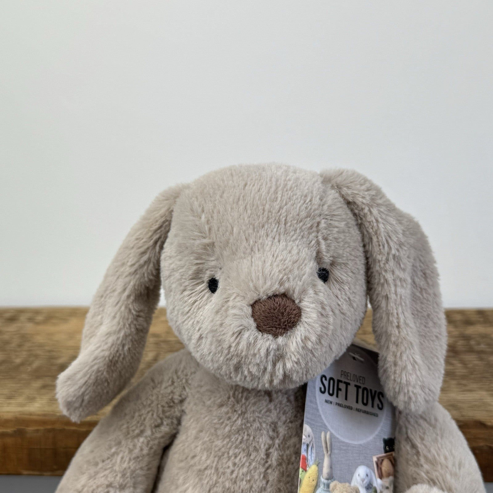 Mothercare Beige Snuggle Puppy Dog Soft Toy Plush (Jellycat Collab) 8”