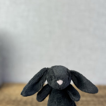 Jellycat Bashful Bunny Inky Bag Charm -Black Rabbit Keyring New With Tags Mini