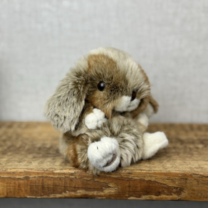 Barbara Bukowski Baby Graham Bunny Rabbit - Soft Toy Kanini Tiny Brown Mix Bunny