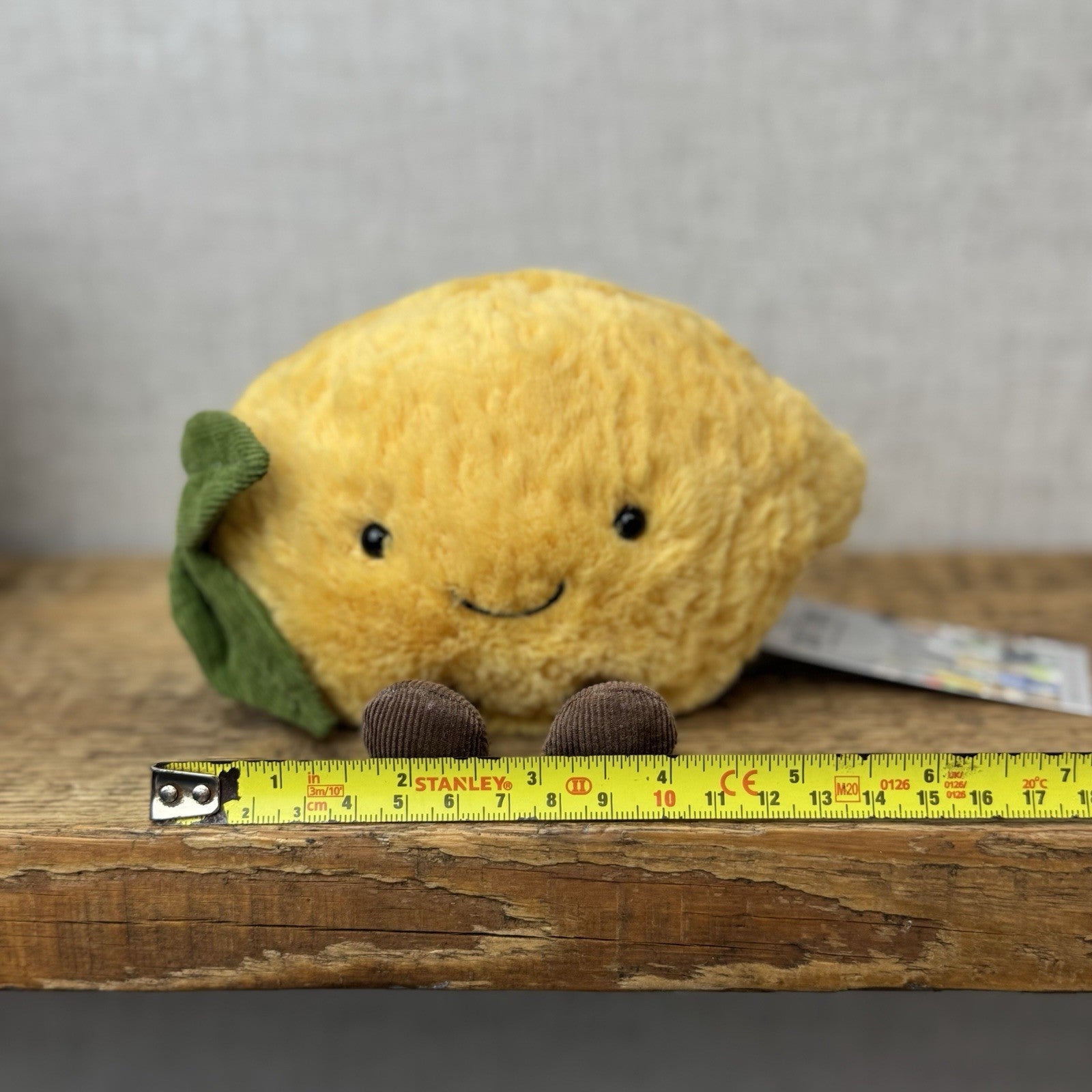 Jellycat Small Amuseable Lemon - Small Lemon With Legs - Food Play Soft Toy 6"