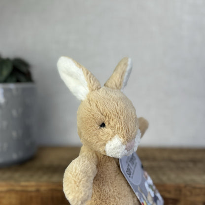 Jellycat Bobtail Honey Bunny - Small Honey Bunny Standing Bunny Cute Beanie 8"