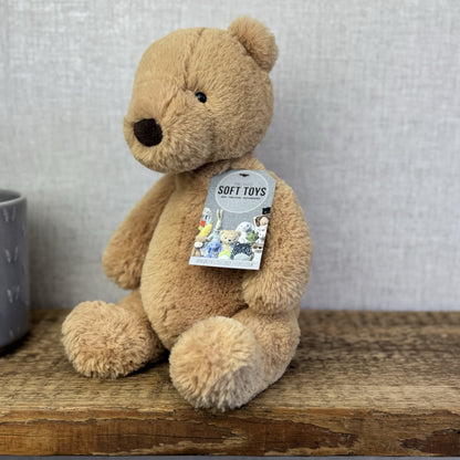 Jellycat Medium Puffles Bear - Soft Light Beige Super Soft Bear Retired 12" (#2)