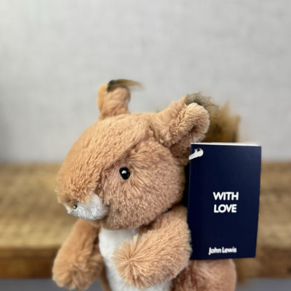 John Lewis Sid Squirrel - Christmas Advert Plush Beanie Plush (Jellycat Collab)