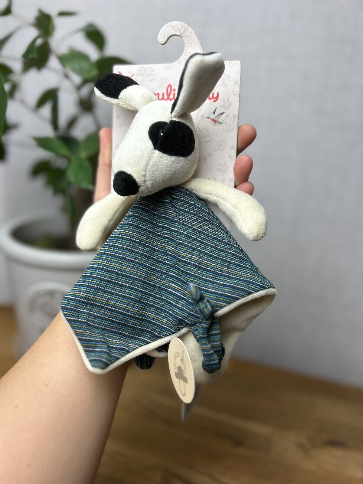 Moulin Roty La Grande Famille Plush Julius the Dog Comforter - Soft Toys Soother