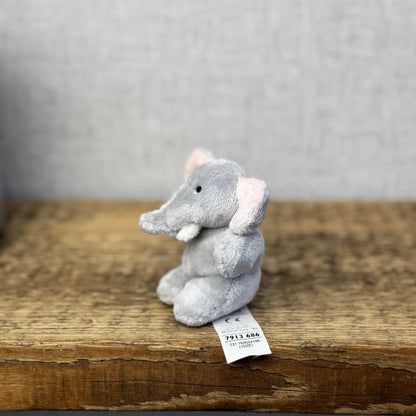 Marks & Spencers Soft Toy - M&S Miniature Elephant Plush Vintage - 7913686