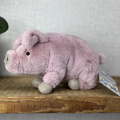 Jellycat Small Parker Piglet - Small Retired Pig Soft Toy Beanie Pink Piglet 8"
