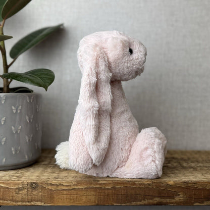 Jellycat Medium Bashful Light Baby Pink Bunny - Baby Pink Bunny Soft Toy 12” NWT