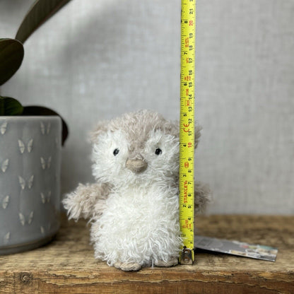 Jellycat Really Little Owl - Tiny Owl Jellycat Soft Toy Beanie Tiny Plush 6"