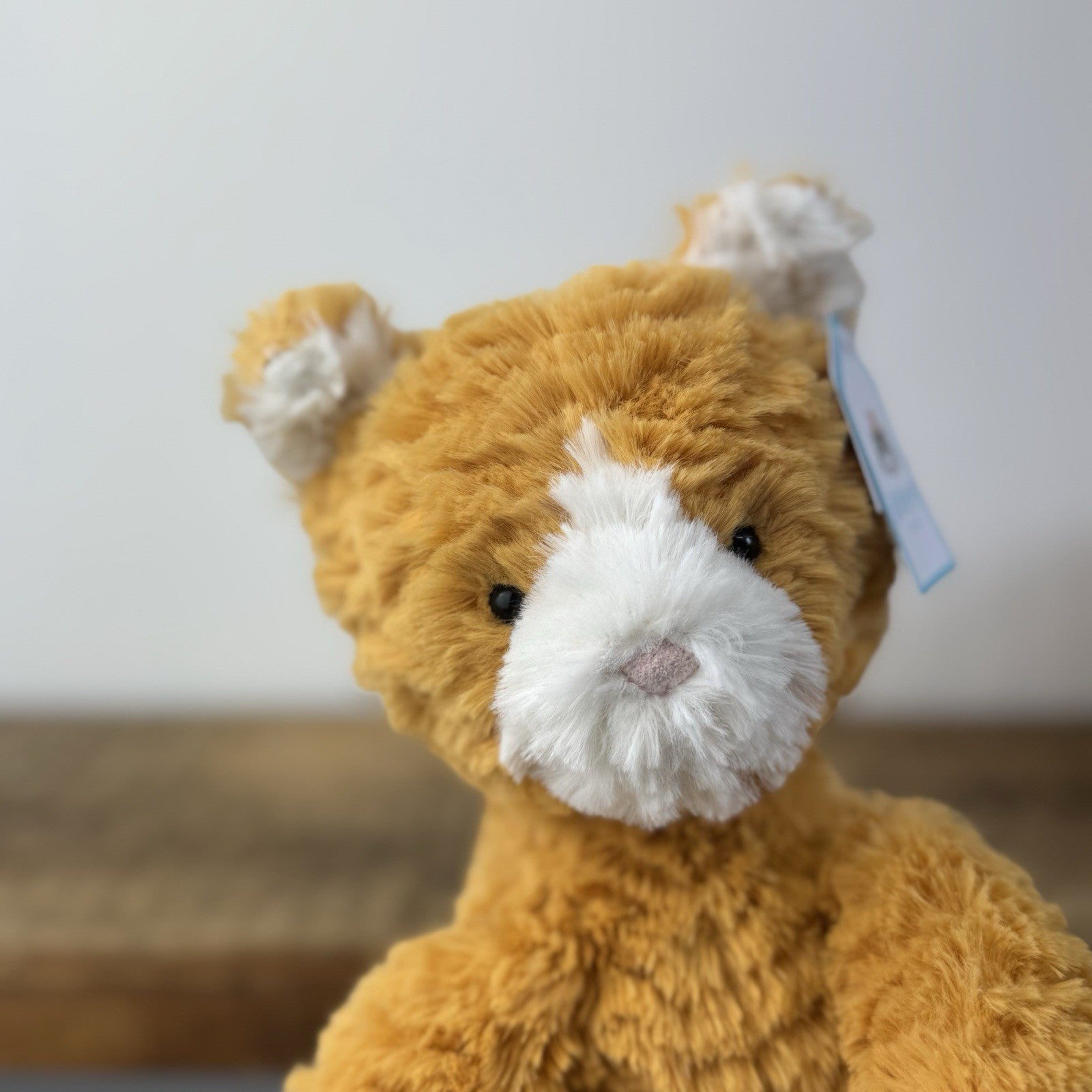 Jellycat Fuddlewuddle Ginger Kitty - Orange Cat Soft Toy Beanie 8"