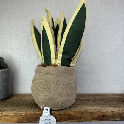 Jellycat Amuseable Snake Plant - Large Potted Succulent Soft Toy Plant 16" NWOT