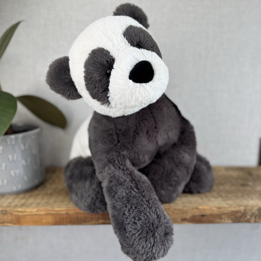 Jellycat Large Huggady Panda - Big Floppy Panda Beanie Rare/Retired 26"