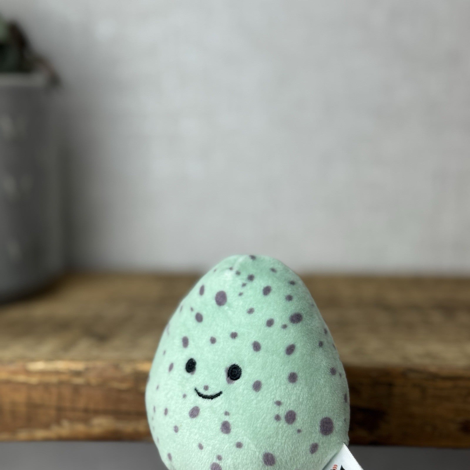 Jellycat Eggsquisite Green Speckled Egg BNWT Mini Green Spotty Egg 5”