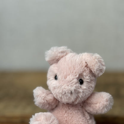 Jellycat Baby Poppet Piglet - Miniature Beanie Pink Pig Tiny Soft Toy Rare 4”