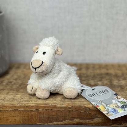 Jellycat Tiny Truffles Sheep/Lamb - Tiny Cream Fluffy Lamb Mini Beanie Toy 4”