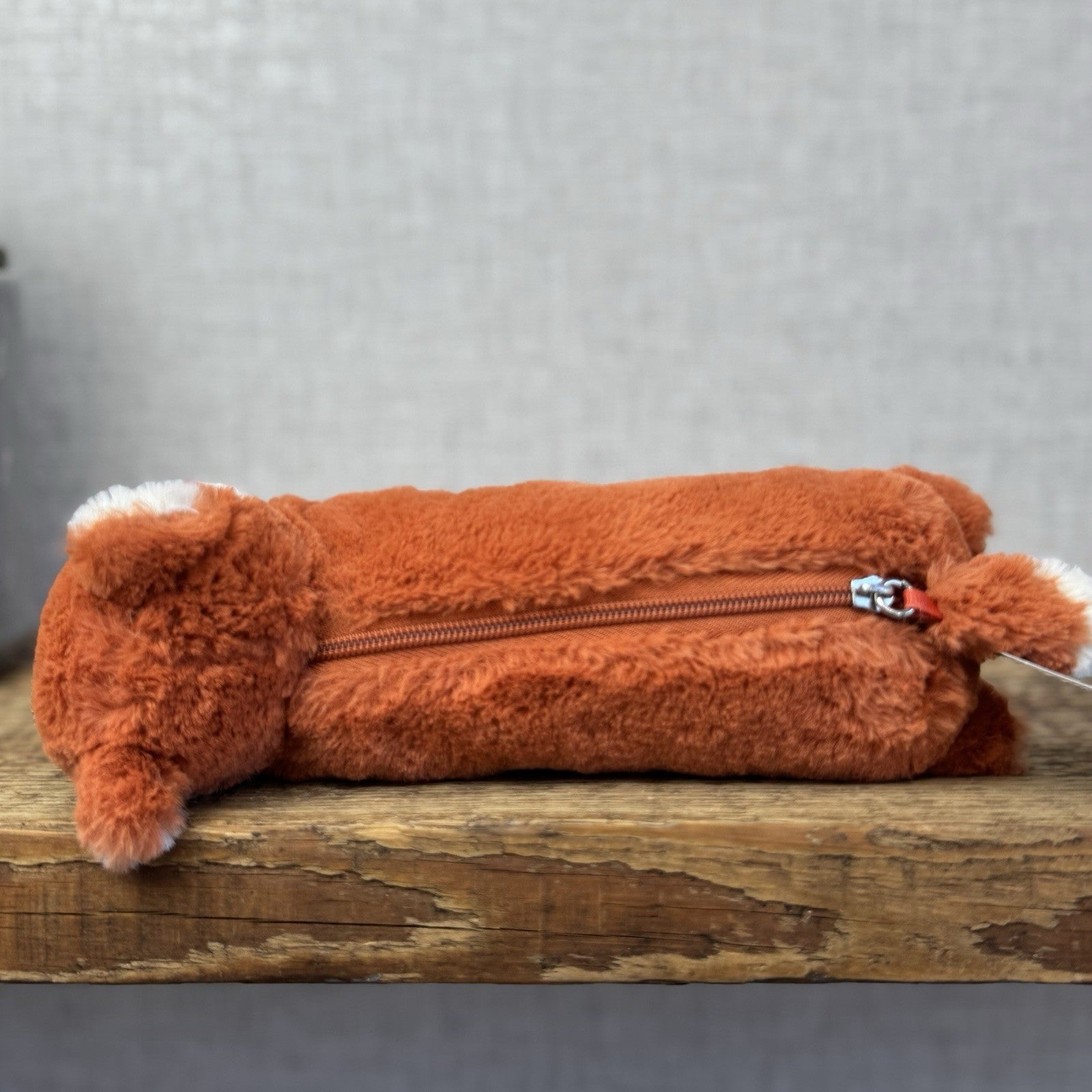 Jellycat Bashful Fox Pencil Case - Orange Fox Pencil Case Retired Small 8"