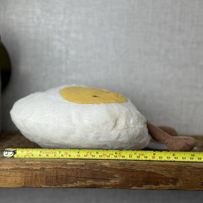 Jellycat Large Amuseable Egg - Large Smiling Egg Plush Beanie Retired 10"