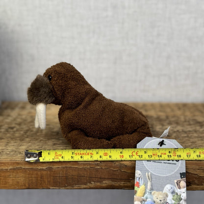 Russ Berrie Luv Pets - Wilcox Walrus Pocket Size Walrus Beanie Baby Mini Plush