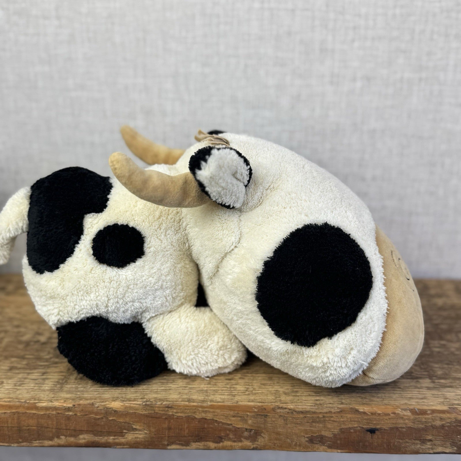 Jellycat Scallywag Cow - Large Head Cow Soft Toy Vintage Retired Quirky 10"