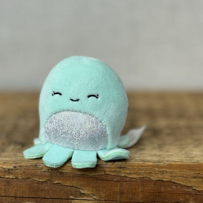 Squishmallow Squishville -Zobey Octopus Mint Sparlky  (Multi Buy Discount)