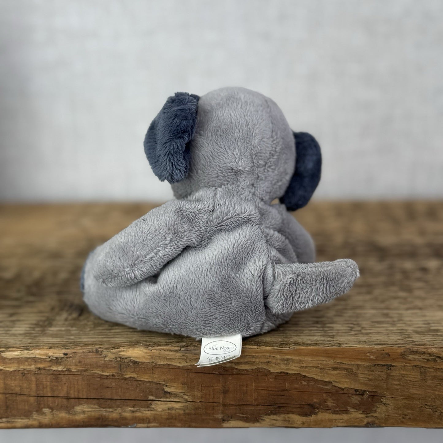 Blue Nose Friends Patch #1 - Grey Blue Nose Dog Soft Toy Beanie Mini 5"
