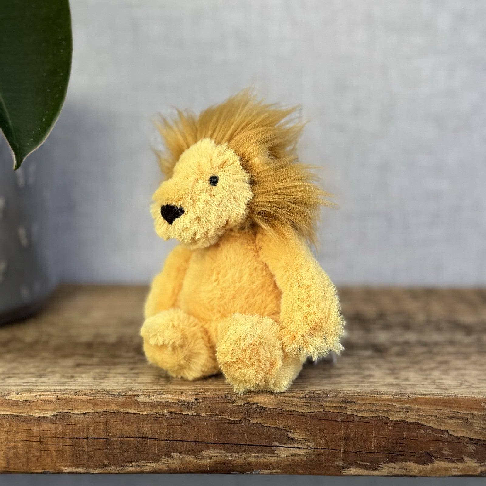Jellycat Baby Bashful Lion - Tiny Mini Lion Soft Toy Pocket Pal Beanie Rare 5”