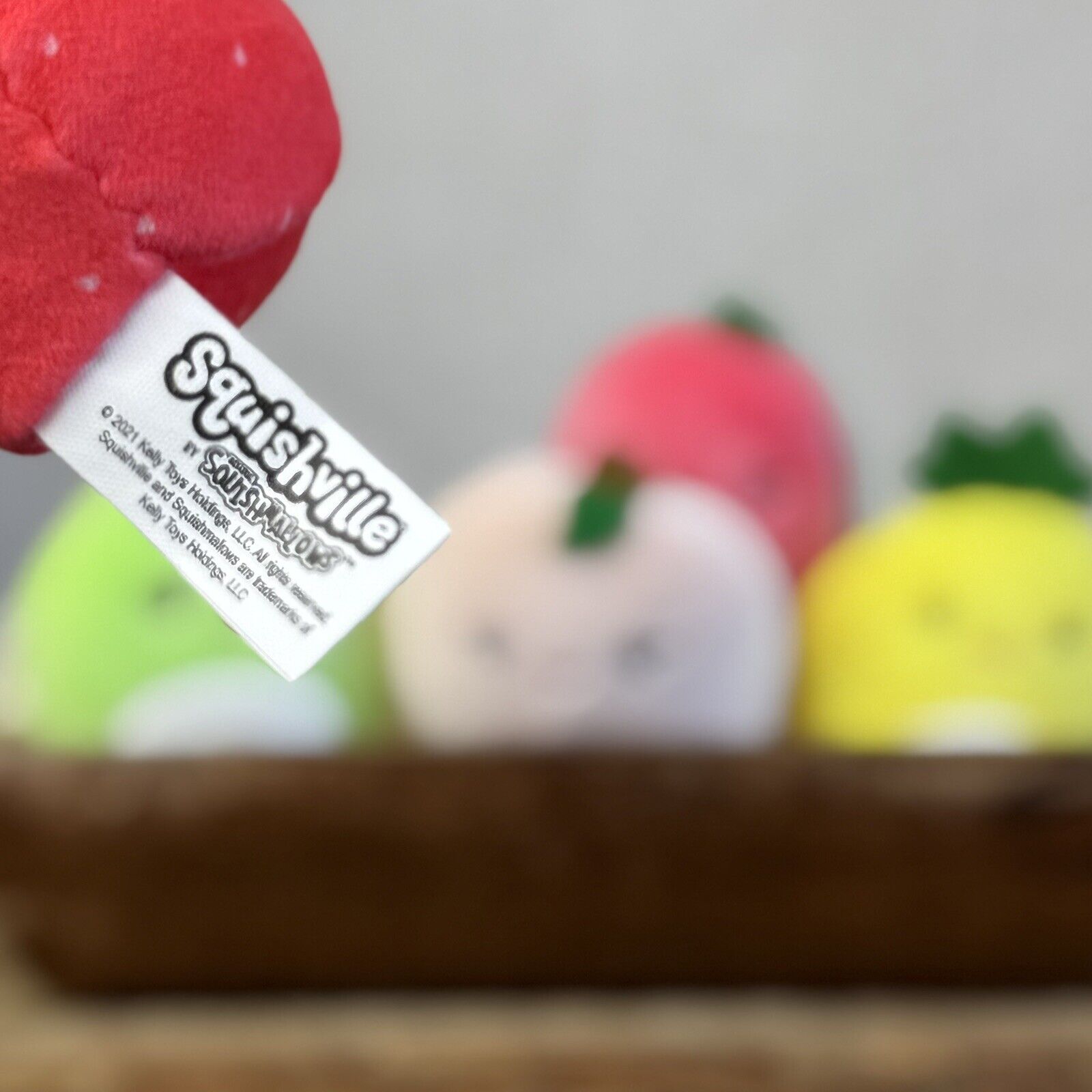 Squishmallow Squishville Fruit Squad - Apple, Peach, Melon, Strawberry Pineapple