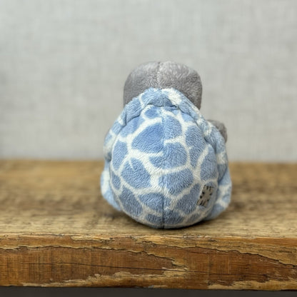 Blue Nose Friends - Shelley #30 Blue/White Miniature Turtle Plush NWT 5"